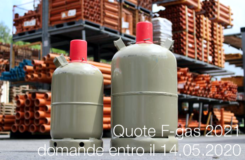 Quote F-gas 2021: domande entro il 14.05.2020
