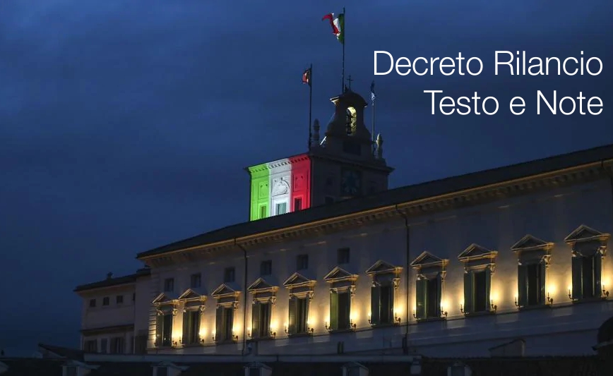 Decreto-Legge 19 maggio 2020 n. 34