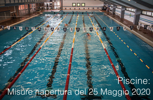 Piscine: misure riapertura del 25 Maggio 2020