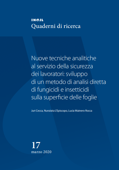 Metodo di analisi fungicidi e insetticidi sulla superficie delle foglie