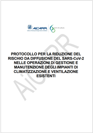 AiCARR Protocollo manutenzione impianti climatizzazione COVID-19
