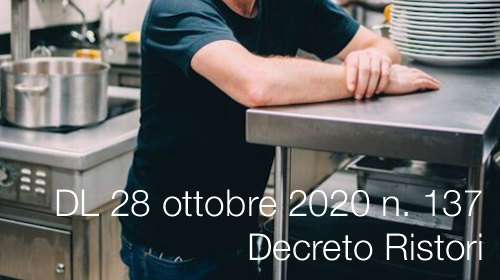 Decreto-Legge 28 Ottobre 2020 n. 137