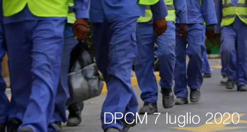 DPCM 7 luglio 2020 