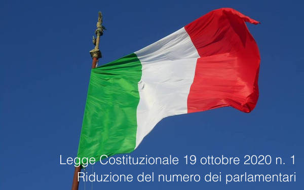 LEGGE COSTITUZIONALE 19 ottobre 2020 n. 1