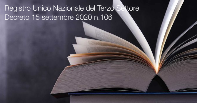 DM 15 settembre 2020 n.106