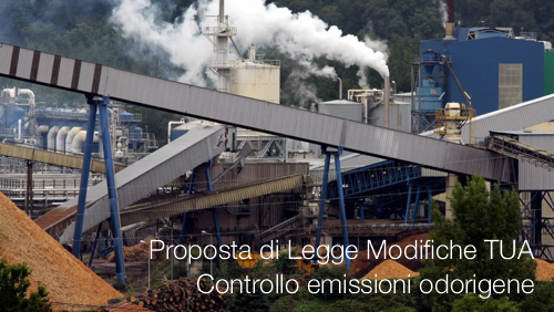 Proposta di Legge Modifiche TUA | Controllo emissioni odorigene