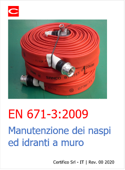 EN 671-3 Manutenzione dei naspi ed idranti a muro