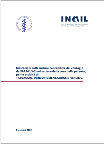 Covid-19 | Documento tecnico prevenzione attività di tatuaggio, dermopigmentazione e piercing