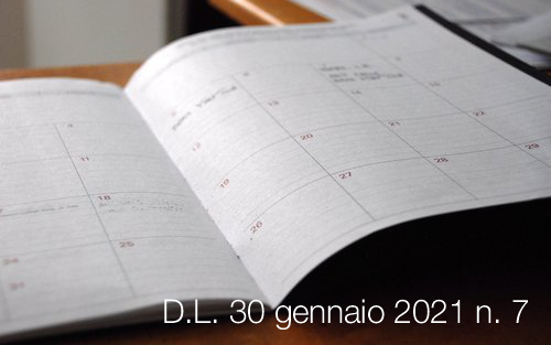 Decreto-Legge 30 gennaio 2021 n. 7 