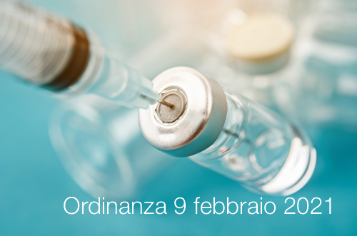 Ordinanza Ministero della Salute 9 febbraio 2021
