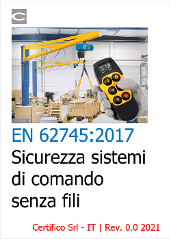 EN 62745:2017 | Sicurezza sistemi di comando senza fili