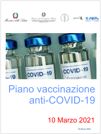 Piano vaccinazione anti-SARS-CoV-2/COVID-19 | 10 Marzo 2021