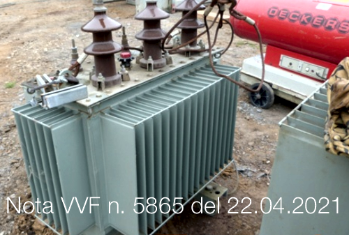 Nota VVF n. 5865 del 22.04.2021