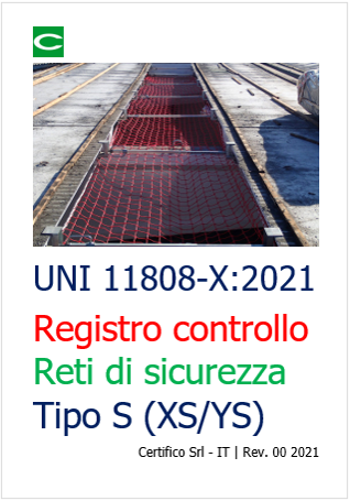 UNI 11088 X 2011 Registro controllo XS YS UNI 11088 X 2011 Registro controllo XS YS