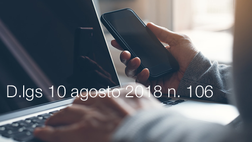 Decreto Legislativo 10 agosto 2018 n. 106