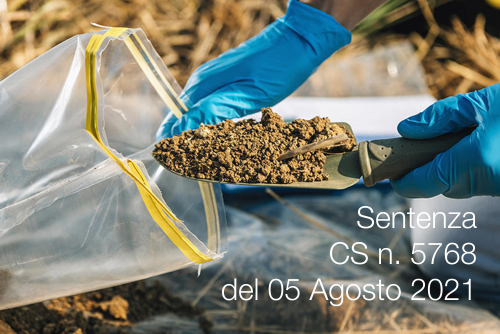 Sentenza Consiglio di Stato n. 5768 del 05 Agosto 2021