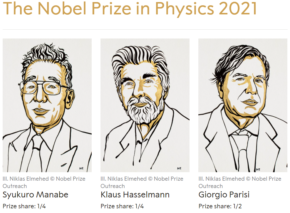 The Nobel Prize in Physics 2021