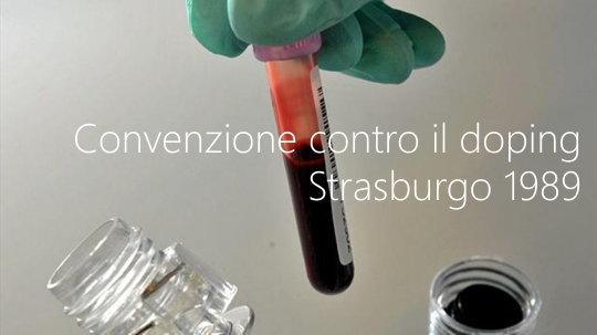 Convenzione contro il doping