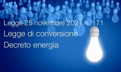Legge 25 novembre 2021 n. 171 