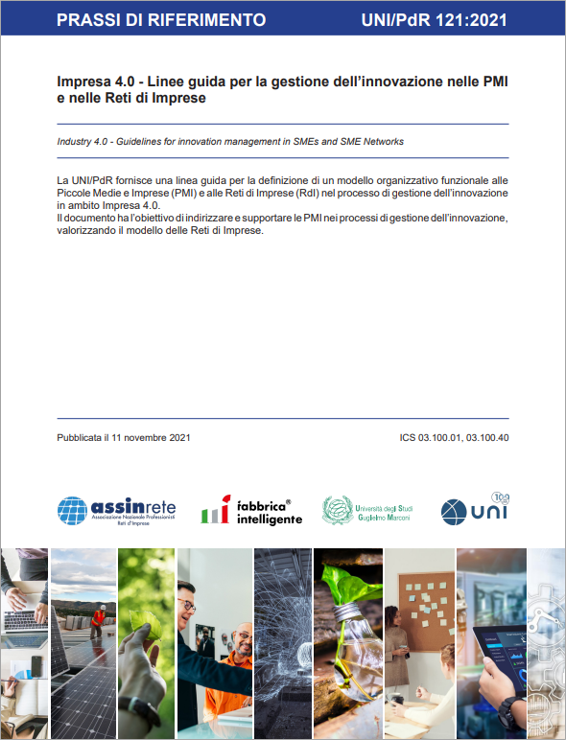 UNI/PdR 121:2021 / Gestione dell’innovazione in ambito Impresa 4.0