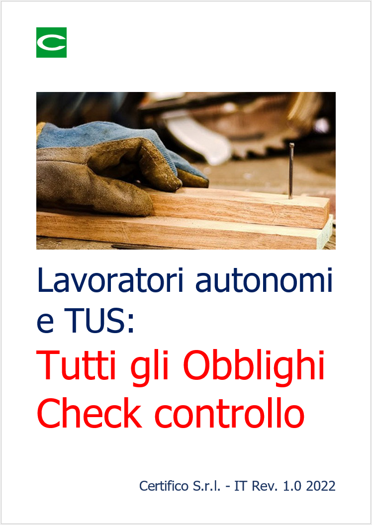 Lavoratori autonomi e TUS Rev 1 0 2022 Lavoratori autonomi e TUS Rev 1 0 2022