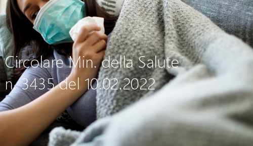 Circolare Ministero della Salute n. 3435 del 10.02.2022