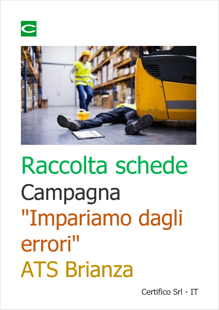 Campagna "Impariamo dagli errori" ATS Brianza 