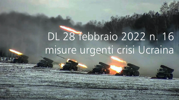 Decreto-Legge 28 febbraio 2022 n. 16