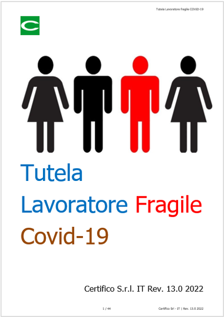 Tutela del Lavoratore "Fragile" Covid 19