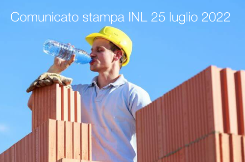 Comunicato stampa INL 25 luglio 2022