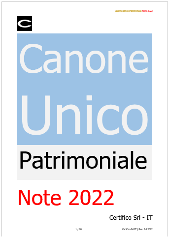 Canone Unico Patrimoniale