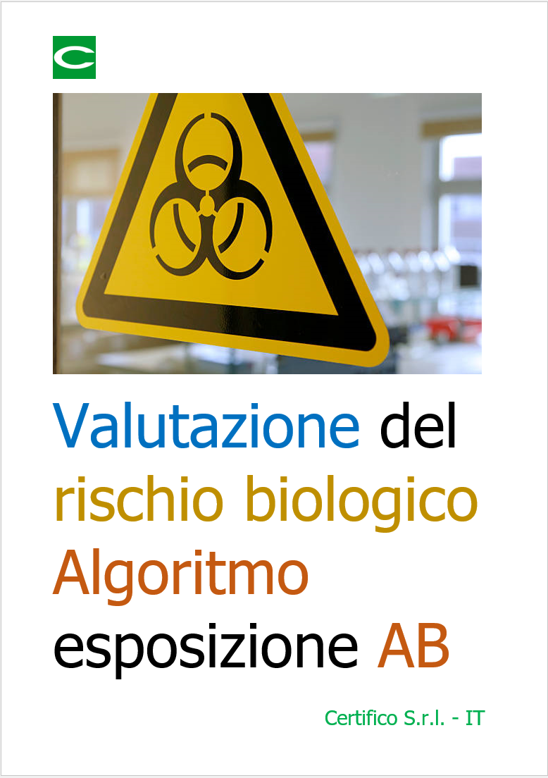 Valutazione del rischio biologico / Algoritmo valutazione esposizione AB