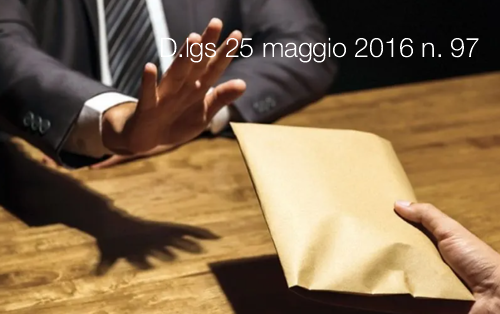 Decreto Legislativo 25 maggio 2016 n. 97