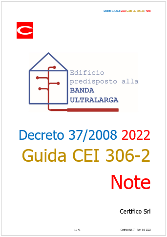 Decreto Impianti 37 2008 2022 e Guida CEI 306 2 Note Decreto Impianti 37 2008 2022 e Guida CEI 306 2 Note