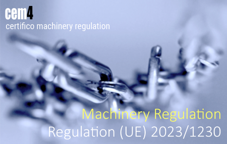 CEM4 July 2023 Update (Regolamento (UE) 2023/1230 "Macchine")