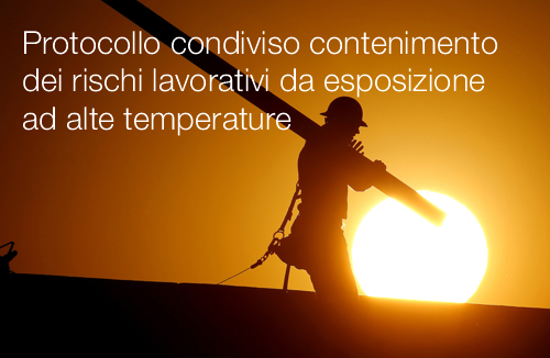 Protocollo condiviso rischi lavorativi da esposizione ad alte temperature 