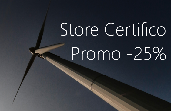 Store Certifico: Promo -25% su tutti i Prodotti fino al 31 Luglio