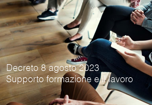 Decreto ministeriale n. 108 dell'8 agosto 2023