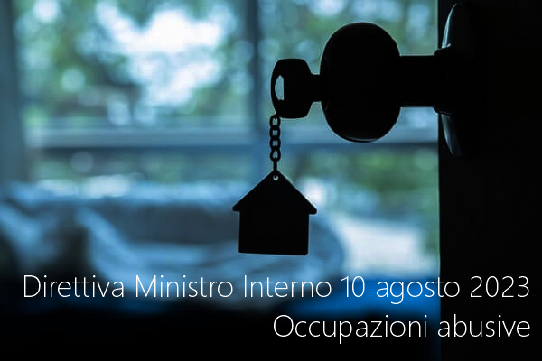 Direttiva Ministro dell'Interno 10 agosto 2023