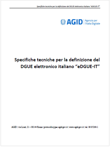 DGUE elettronico italiano “eDGUE-IT"