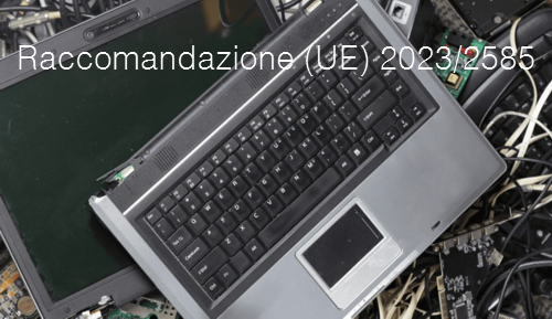 Raccomandazione UE 2023 2585 Restituzione piccola elettronica di consumo Raccomandazione UE 2023 2585 Restituzione piccola elettronica di consumo