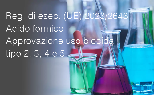 Regolamento di esecuzione (UE) 2023/2643