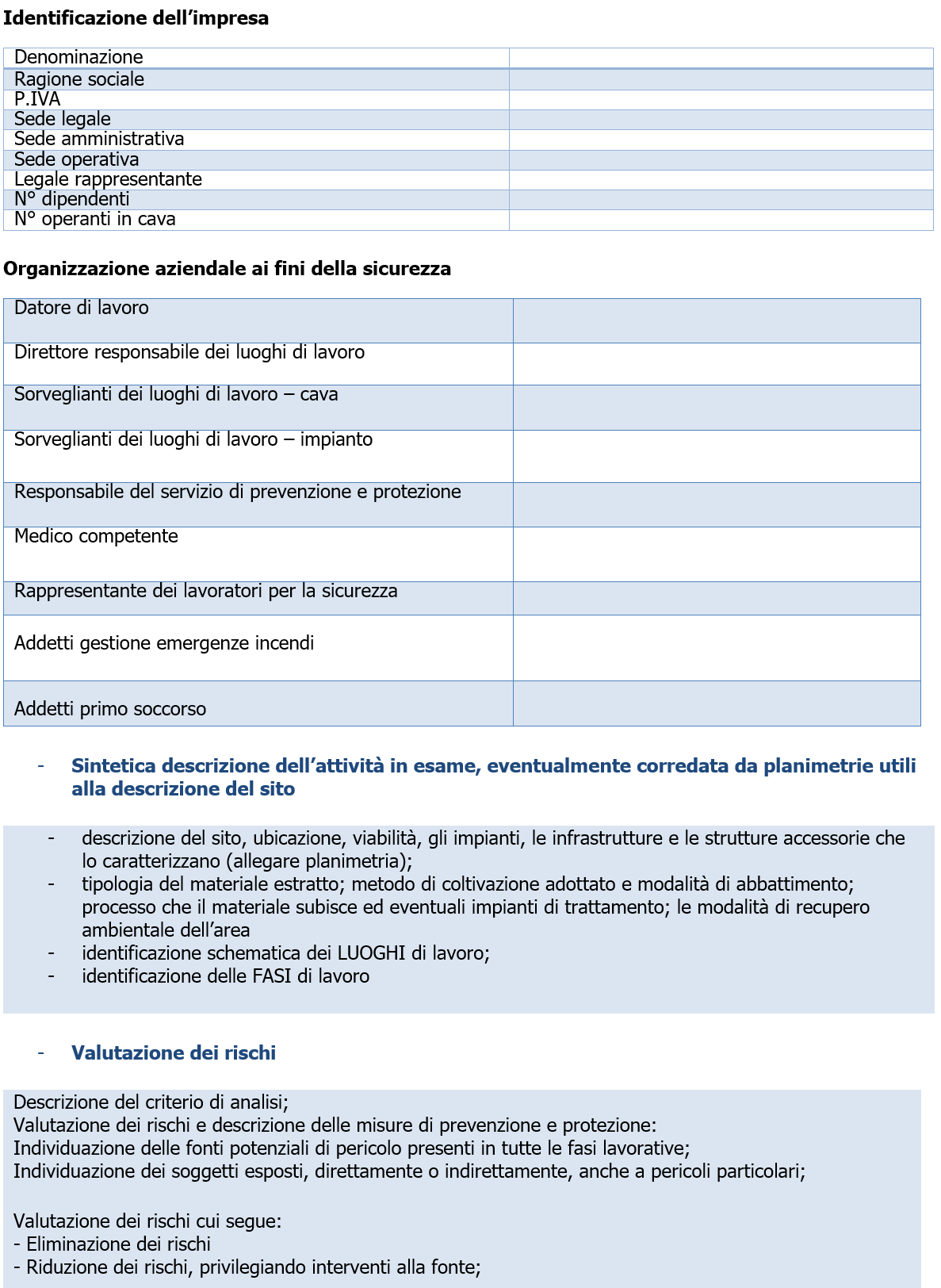 Attivit estrattive vademecum Immagine Attivit estrattive vademecum Immagine