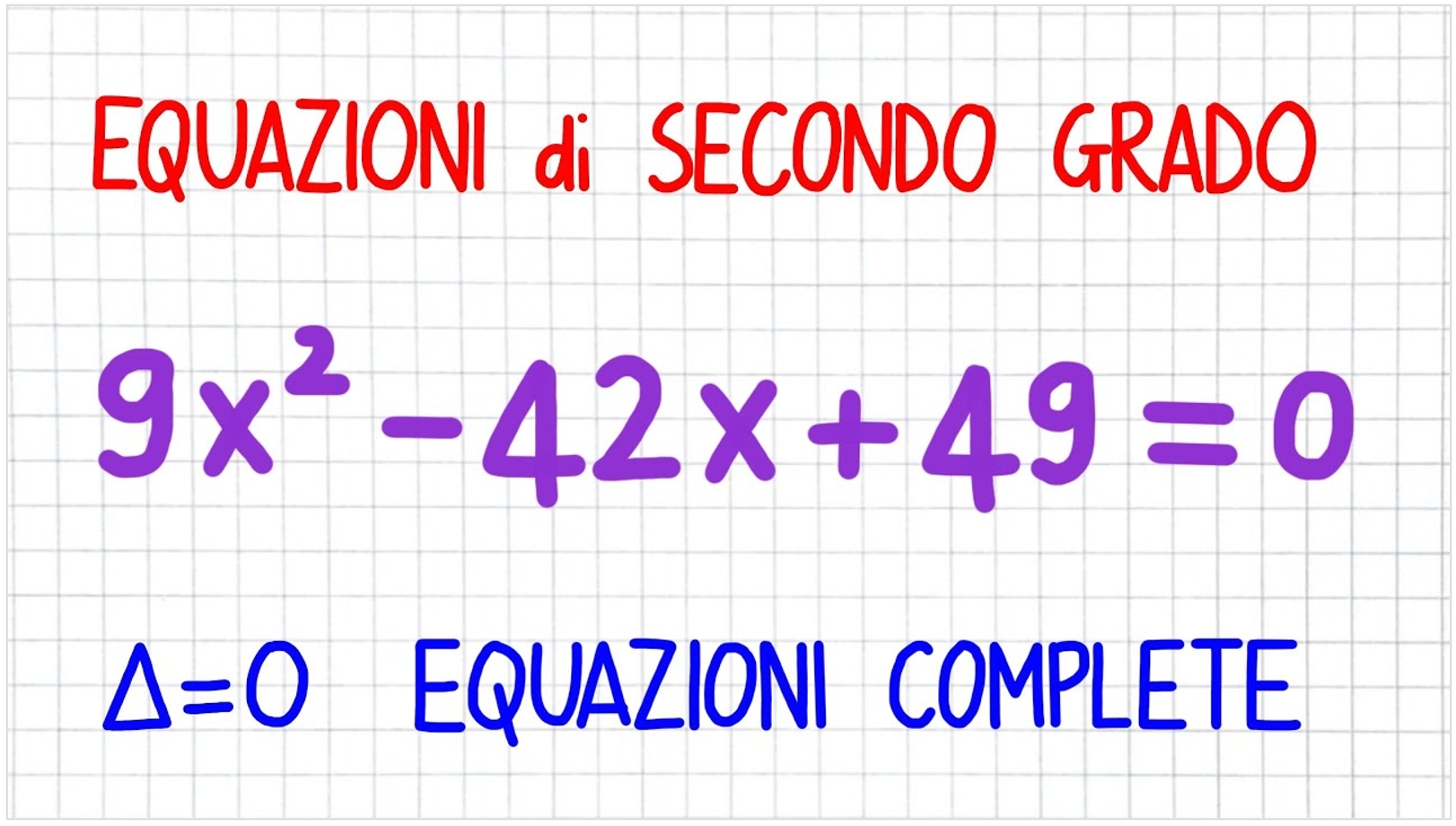 Le equazioni fanno la differenza