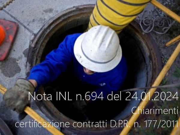 Nota INL n.694 del 24.01.2024