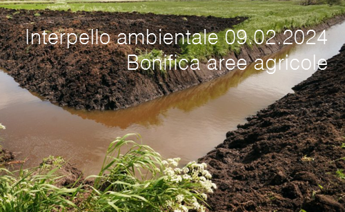 Interpello ambientale 09.02.2024 - Bonifica aree agricole e d'allevamento