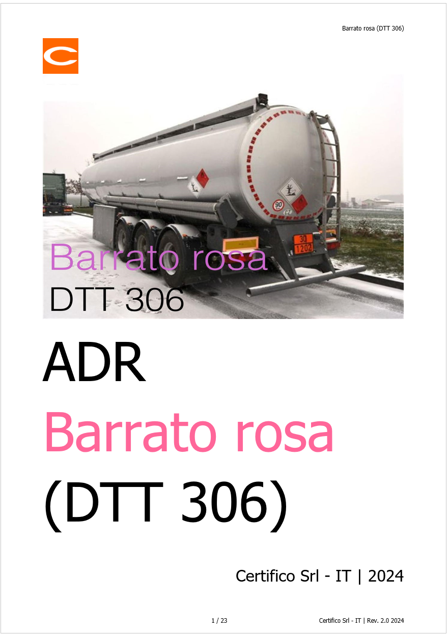 Barrato rosa DTT 306 2024 Barrato rosa DTT 306 2024