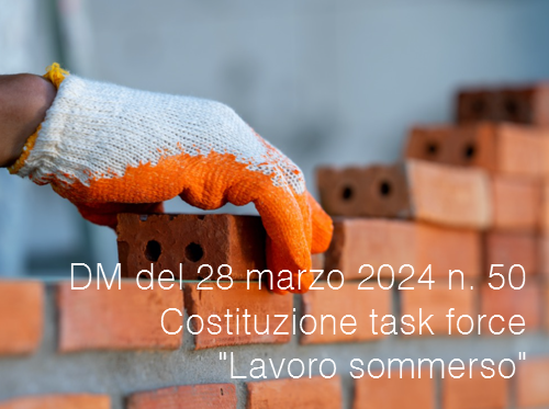Decreto ministeriale del 28 marzo 2024 n. 50