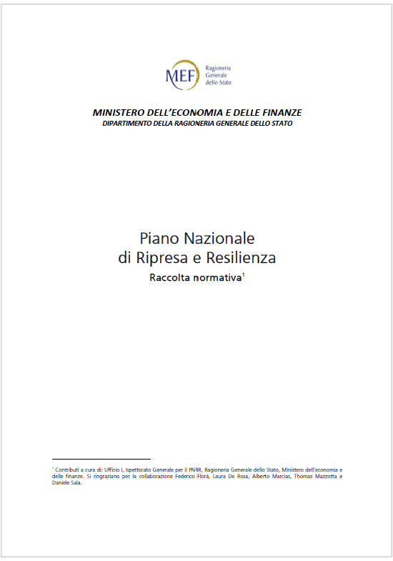 Piano Nazionale di Ripresa e Resilienza - Raccolta normativa