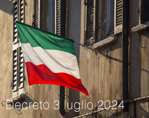 Decreto 3 luglio 2024 